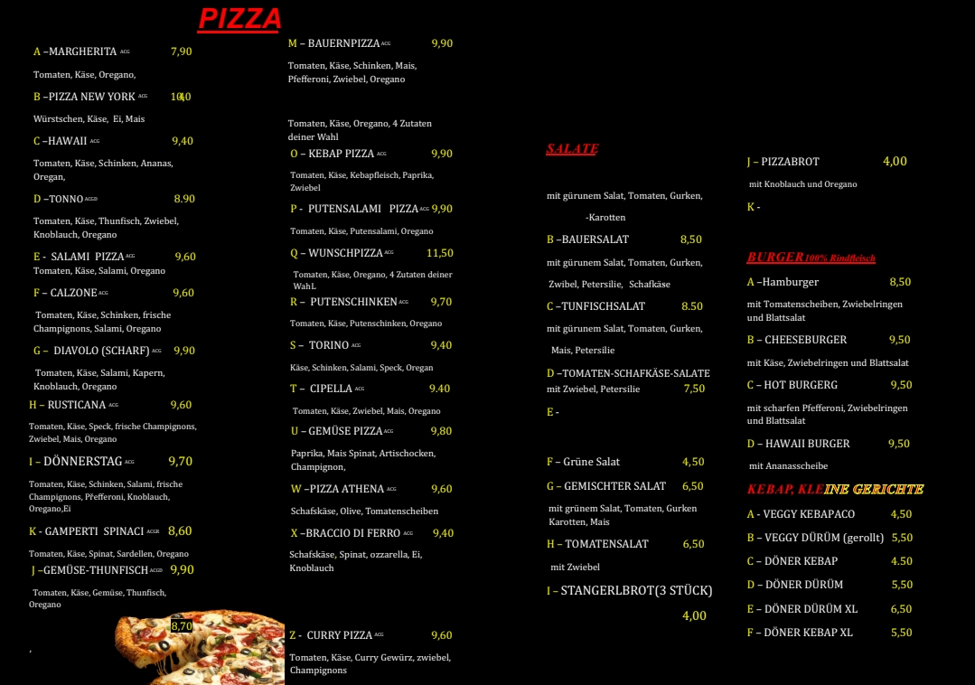Menu Dönnerstag Pizzeria-1
