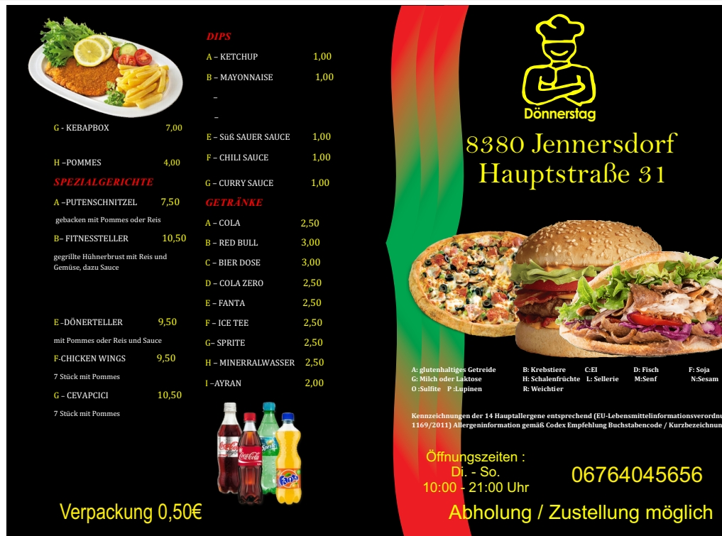 Menu Dönnerstag Pizzeria-3