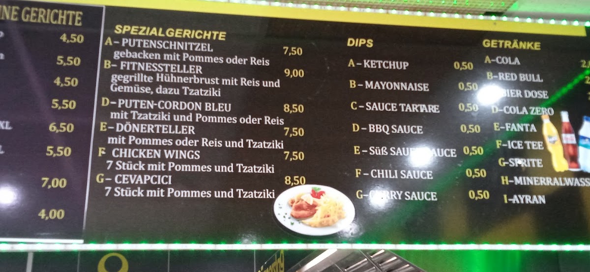 Menu Dönnerstag Pizzeria-8